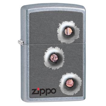 яЗажигалка Zippo 28870 Bulletholes Street Chrome